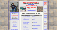 Desktop Screenshot of ocpaverstones.com